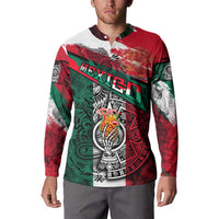 My Home My Blood Mexico Button Sweatshirt Mexican Map Aztec