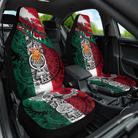 My Home My Blood Mexico Car Seat Cover Mexican Map Aztec