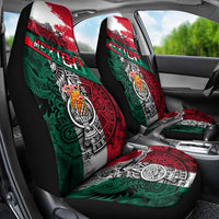 My Home My Blood Mexico Car Seat Cover Mexican Map Aztec