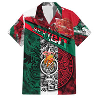 My Home My Blood Mexico Family Matching Off Shoulder Maxi Dress and Hawaiian Shirt Mexican Map Aztec