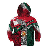 My Home My Blood Mexico Kid Hoodie Mexican Map Aztec