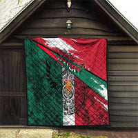 My Home My Blood Mexico Quilt Mexican Map Aztec