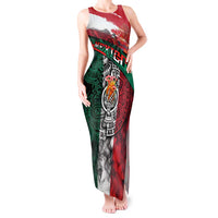 My Home My Blood Mexico Tank Maxi Dress Mexican Map Aztec