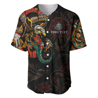 Mexico Sugar Skull Baseball Jersey Tattoo Art Mexican Flag