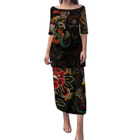 Mexico Sugar Skull Puletasi Tattoo Art Mexican Flag