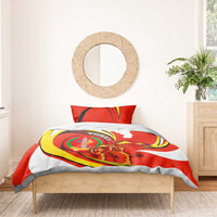 Ethiopia Tigray Revolution Bedding Set Emblem Freedom Fighters and Flag