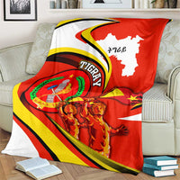 Ethiopia Tigray Revolution Blanket Emblem Freedom Fighters and Flag