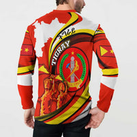 Ethiopia Tigray Revolution Button Sweatshirt Emblem Freedom Fighters and Flag