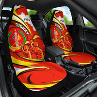 Ethiopia Tigray Revolution Car Seat Cover Emblem Freedom Fighters and Flag