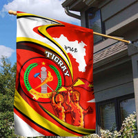 Ethiopia Tigray Revolution Garden Flag Emblem Freedom Fighters and Flag