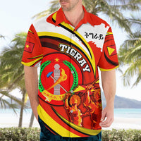 Ethiopia Tigray Revolution Hawaiian Shirt Emblem Freedom Fighters and Flag