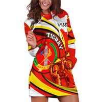 Ethiopia Tigray Revolution Hoodie Dress Emblem Freedom Fighters and Flag