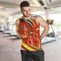 Ethiopia Tigray Revolution Men Tank Top Emblem Freedom Fighters and Flag