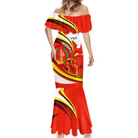 Ethiopia Tigray Revolution Mermaid Dress Emblem Freedom Fighters and Flag
