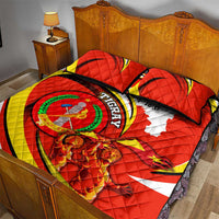 Ethiopia Tigray Revolution Quilt Bed Set Emblem Freedom Fighters and Flag