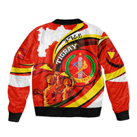 Ethiopia Tigray Revolution Sleeve Zip Bomber Jacket Emblem Freedom Fighters and Flag