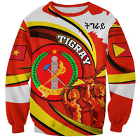 Ethiopia Tigray Revolution Sweatshirt Emblem Freedom Fighters and Flag