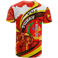 Ethiopia Tigray Revolution T Shirt Emblem Freedom Fighters and Flag