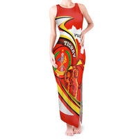 Ethiopia Tigray Revolution Tank Maxi Dress Emblem Freedom Fighters and Flag