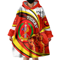 Ethiopia Tigray Revolution Wearable Blanket Hoodie Emblem Freedom Fighters and Flag