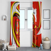 Ethiopia Tigray Revolution Window Curtain Emblem Freedom Fighters and Flag