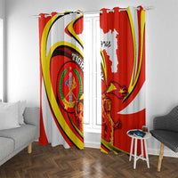Ethiopia Tigray Revolution Window Curtain Emblem Freedom Fighters and Flag