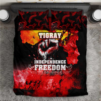 I Stand with Tigray Bedding Set Tigray Independence - Fist of Freedom