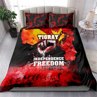 I Stand with Tigray Bedding Set Tigray Independence - Fist of Freedom