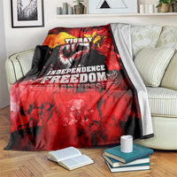 I Stand with Tigray Blanket Tigray Independence - Fist of Freedom