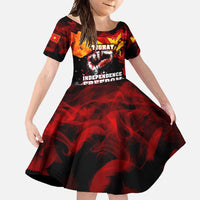 I Stand with Tigray Family Matching Long Sleeve Bodycon Dress and Hawaiian Shirt Tigray Independence - Fist of Freedom