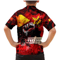 I Stand with Tigray Family Matching Mermaid Dress and Hawaiian Shirt Tigray Independence - Fist of Freedom