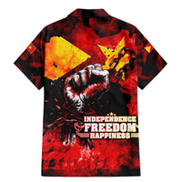 I Stand with Tigray Family Matching Mermaid Dress and Hawaiian Shirt Tigray Independence - Fist of Freedom