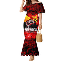 I Stand with Tigray Family Matching Mermaid Dress and Hawaiian Shirt Tigray Independence - Fist of Freedom