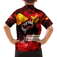 I Stand with Tigray Kid Hawaiian Shirt Tigray Independence - Fist of Freedom