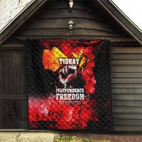 I Stand with Tigray Quilt Tigray Independence - Fist of Freedom