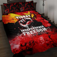 I Stand with Tigray Quilt Bed Set Tigray Independence - Fist of Freedom