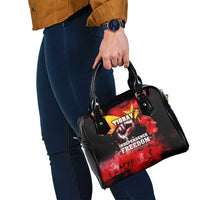 I Stand with Tigray Shoulder Handbag Tigray Independence - Fist of Freedom