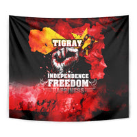 I Stand with Tigray Tapestry Tigray Independence - Fist of Freedom