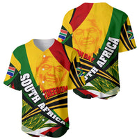 South Africa Freedom Day Baseball Jersey Mandela Legacy National Pride Protea Flower