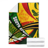 South Africa Freedom Day Blanket Mandela Legacy National Pride Protea Flower