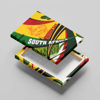 South Africa Freedom Day Canvas Wall Art Mandela Legacy National Pride Protea Flower