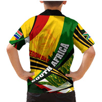 South Africa Freedom Day Family Matching Mermaid Dress and Hawaiian Shirt Mandela Legacy National Pride Protea Flower