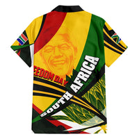 South Africa Freedom Day Family Matching Tank Maxi Dress and Hawaiian Shirt Mandela Legacy National Pride Protea Flower