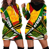 South Africa Freedom Day Hoodie Dress Mandela Legacy National Pride Protea Flower