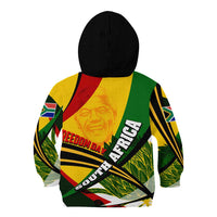 South Africa Freedom Day Kid Hoodie Mandela Legacy National Pride Protea Flower