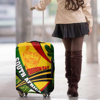 South Africa Freedom Day Luggage Cover Mandela Legacy National Pride Protea Flower