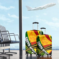 South Africa Freedom Day Luggage Cover Mandela Legacy National Pride Protea Flower