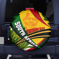 South Africa Freedom Day Spare Tire Cover Mandela Legacy National Pride Protea Flower