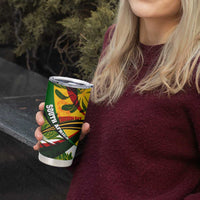South Africa Freedom Day Tumbler Cup Mandela Legacy National Pride Protea Flower