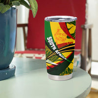 South Africa Freedom Day Tumbler Cup Mandela Legacy National Pride Protea Flower